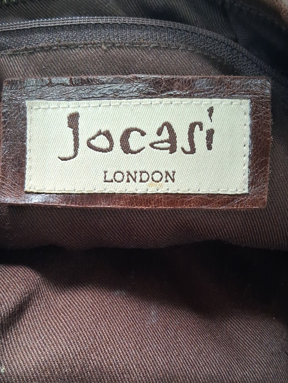 Vintage Jocasi London Slouchy Hobo Bag Brown Ram Leather - Picture 11 of 16